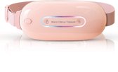 Kaaiman® Heat Band - Bande chauffante menstruelle - Rose - Soulagement de la douleur - 3 réglages de chaleur - Adaptateur USB-C et UE - Utilisation pendant le chargement - Bande Heat - Respectueux de la peau