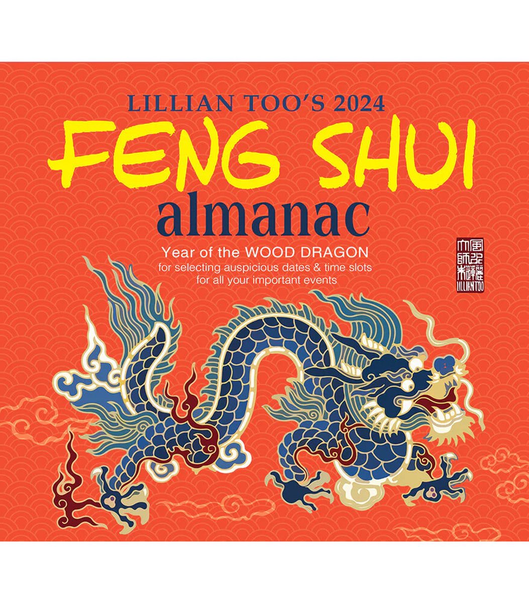 Feng Shui Almanak 2024 Jaar van de Draak set van 2 stuks