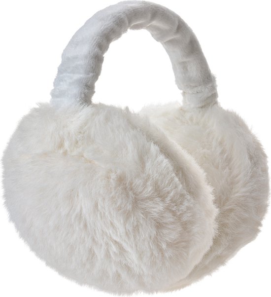 Clayre & Eef Cache-oreilles one size Blanc Polyester Cache-oreilles pour femmes