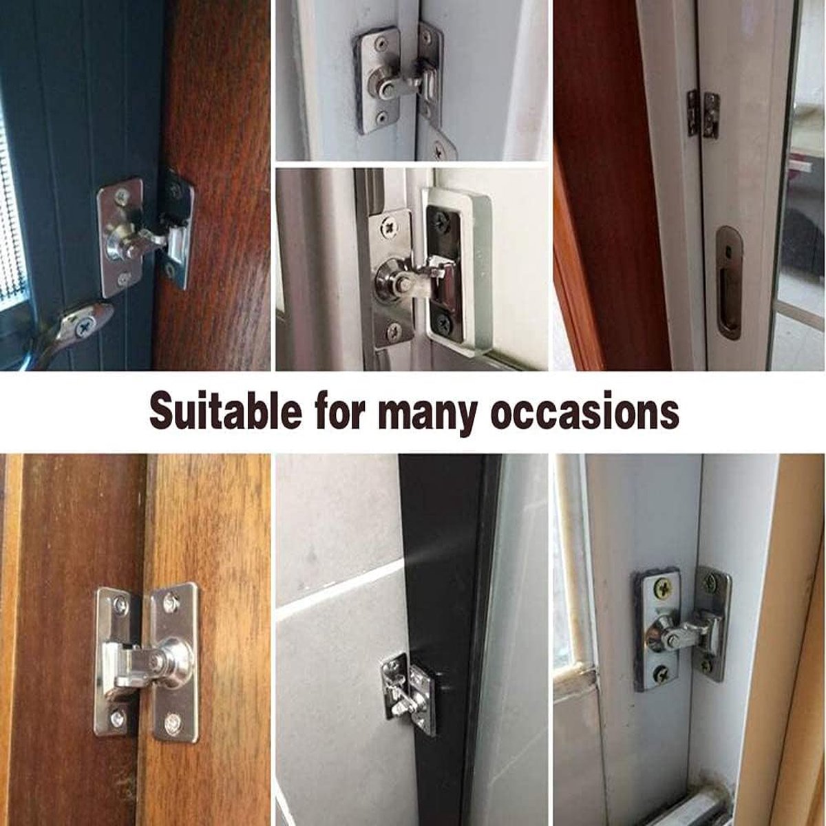 90 graden vergrendeling privacy lock Schuifschuur deurvergrendeling Rechte hoek deur gesp cam lock