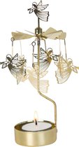 Pluto Rotary candleholder flying angel goud