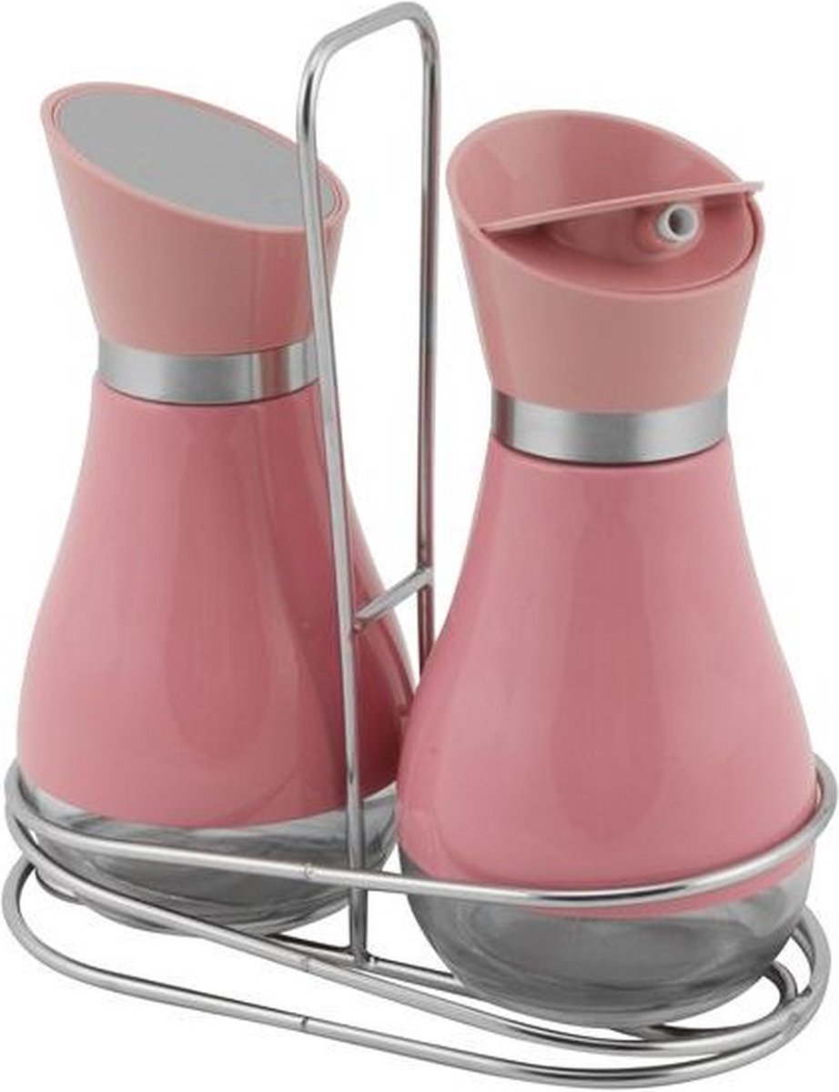 Ferveo Olie- en Azijnstel - 3-delig - Roze