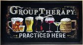 Group theraphy practiced here Barmatje, Dripmat barmat, Bar matje, Bar mat, Barrunner antislip matje rubber -CAFE- THUISBAR-MANCAVE- KROEG- MAN CAVE