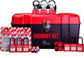 Lock out kit - Gereedschapskist XL - Lock out tag out - LOTO gereedschapskist - Lock out - Tag out