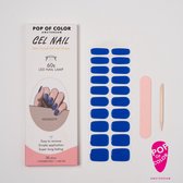 Pop of Color Amsterdam - Kleur: Blue Monday - Gel nail wraps - UV nail wraps - Gel nail stickers - Gel nail foil - Nail stickers - Gel nagel wraps - UV nagel wraps - Gel nagel stickers - Nagel wraps - Nagel stickers