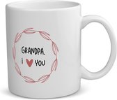 Akyol - grandpa i love you koffiemok - theemok - Opa - de liefste opa - verjaardagscadeau - verjaardag - cadeau - cadeautje voor opa - opa artikelen - kado - geschenk - gift - 350 ML inhoud