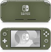 Skin Effen Olijf - Sticker geschikt voor Nintendo Switch Lite