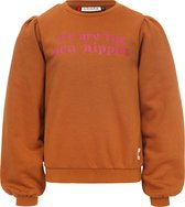 LOOXS Little 2332-7345-516 Meisjes Sweater/Vest - Maat 92 - Bruin van 87% Cotton 13% Polyester