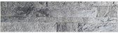 Zelfklevende Steenstrip - Natuursteen - Shine Grijs - Reliëf - 60x15cm