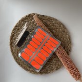 NailWrapz - Neon Orange - Nagel wraps - nagelstickers- geen UV lamp nodig - Thuis manicure