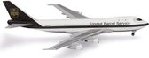 Herpa schaalmodel Boeing vliegtuig 747-100F UPS Airlines schaal 1:500 lengte 14,1cm