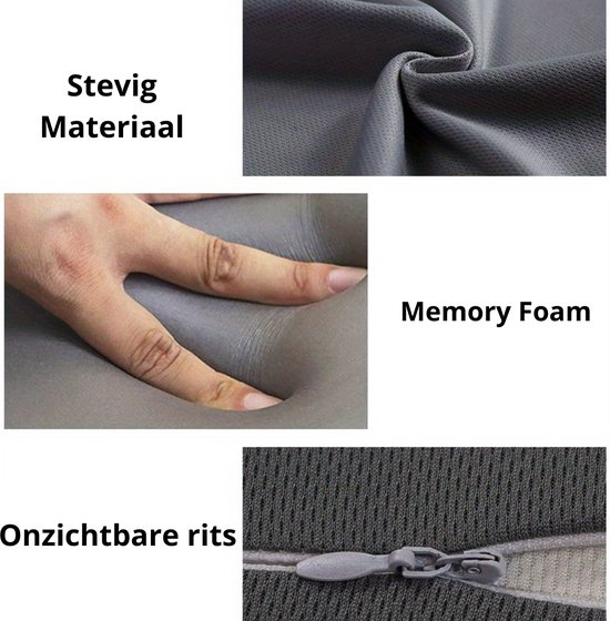 Oreiller anti- Snurk - Produits anti Snurk - Anti-ronflement - Ronflement - Oreiller pour dormeur latéral - Oreiller pour l'apnée - Contre le ronflement - Zwart