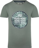 Koko Noko R-boys 1 Jongens T-shirt - Dusty green - Maat 140