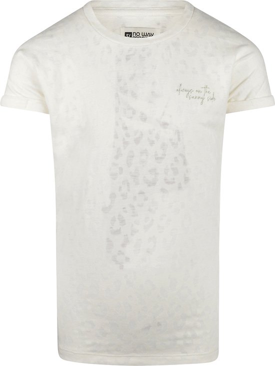 No Way Monday R-girls 2 Meisjes T-shirt - Off white - Maat 92