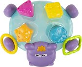 Playgro - Playgro flottant le long - Trieur de formes de jouet de bain Hippopotame