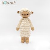 Bobi craft Little Knight Barbra (M) - Knuffel schaap 30cm