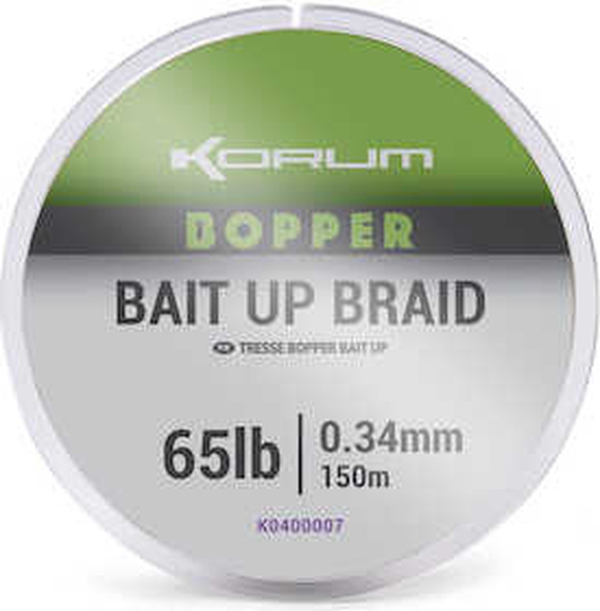 Korum Bopper Bait Up Braid 150m 0.34mm