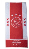 Ajax-badlaken wit-rood-wit 70x140cm