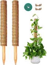 BOTC Mosstok voor Planten - Plantenstok - Plantensteun - Perfect voor Monstera, Pothos en Meer