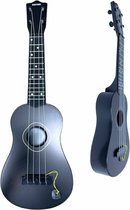 Guitar Club - Black Edition - Gitaar voor kinderen - 57CM - 4 snaren - Speelgoed gitaar