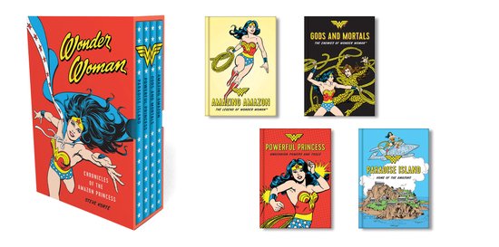 Wonder Woman Chronicles of the Amazon Princess 4 hardcover, illustrated books