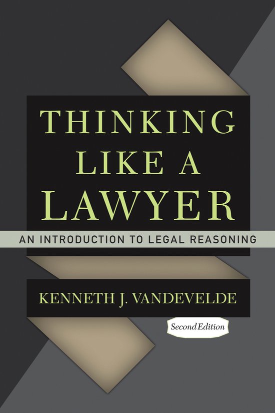 Thinking Like a Lawyer - cover
