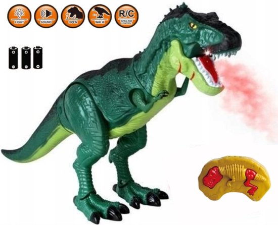 Tyrannosaurus Rex 43CM - avec son et lumières dino - speelgoed