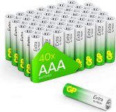 Bol.com GP Extra Alkaline Batterijen AAA micro mini penlite LR03 Batterij 1.5V - 40 stuks - AAA Batterij - Nieuwe G-TECH Technol... aanbieding