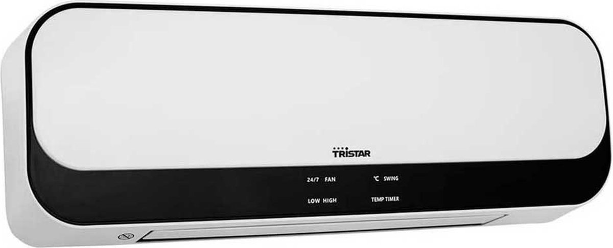 Bol.com Tristar KA-5075 Keramische Kachel - 2000W - Muurmontage - Oscillerende Warmteverdeling - LED-scherm en Afstandsbediening... aanbieding