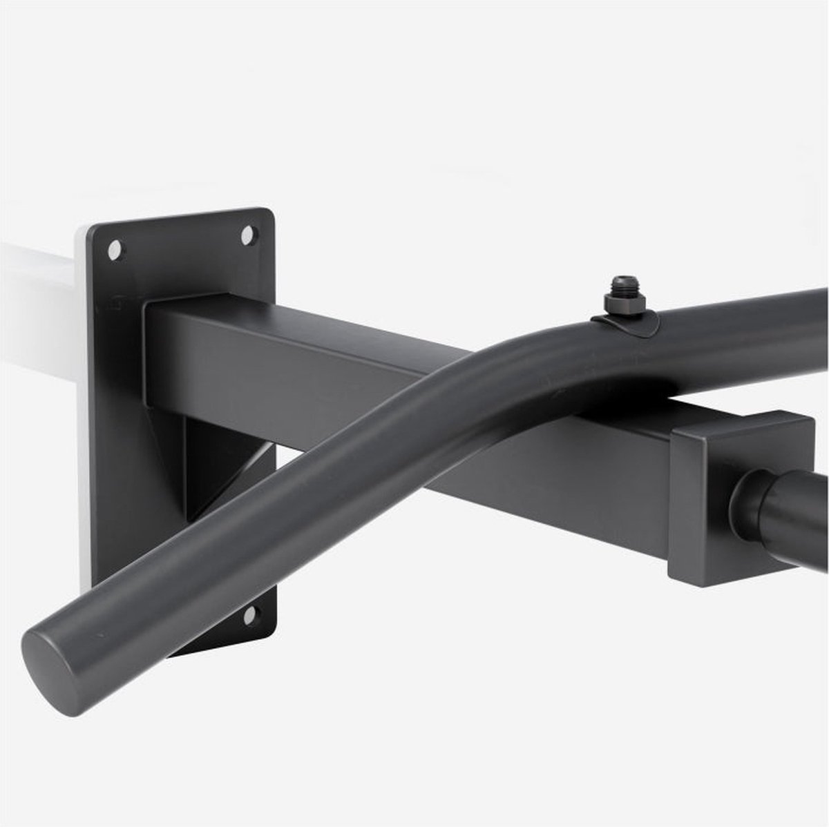 Optrekstang - Pull Up Bar - Dakmontage - Zwart - Plafond