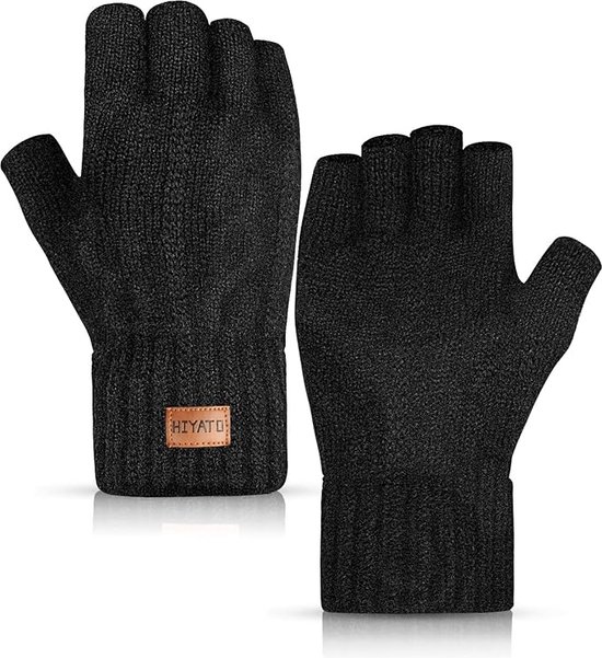 Gants thermiques pour écran tactile pour femmes, mitaines extensibles, en  acrylique, doigts complets, pour cyclisme, ski
