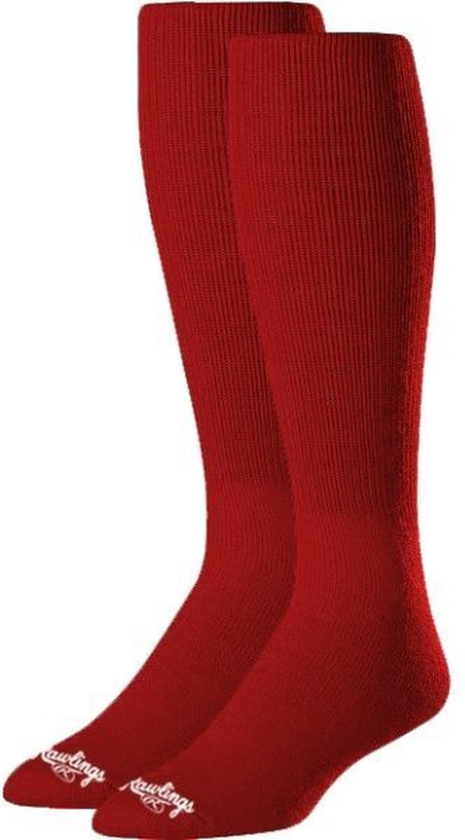Rawlings Baseball Socks (2 Pair) S Scarlet Socks voor Sport Honkbal/Softball