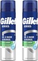 Gillette Series Sensitive Scheergel Mannen - 2x200 ml