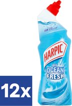 Harpic Ocean Fresh Toiletreiniger - 12 x 750 ml