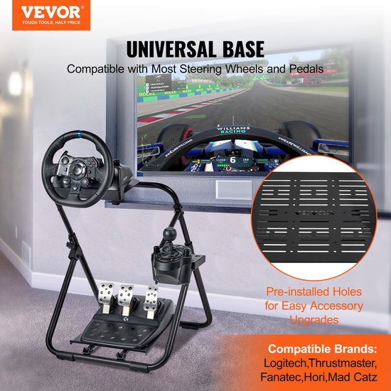 Compact 3D Mini Racing Stuurwiel Voor PS5 Ontworpen Voor Realistische