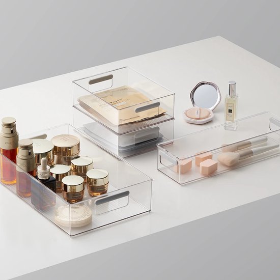 Boîte de Rangement So Clever Classic Transparent - 9,5 x 31,5 x 6,5 cm (XS)