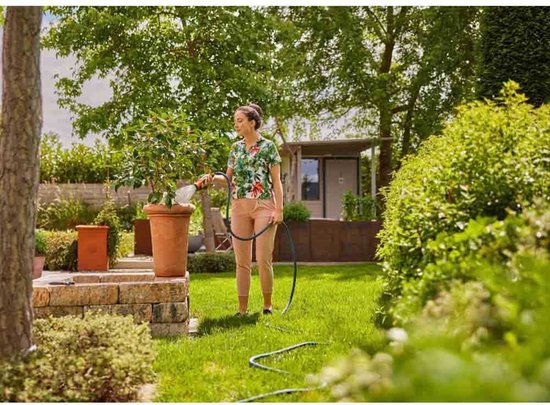 GARDENA Textielslang Liano Xtreme 30 m Set Donkergrijs/oranje