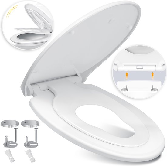 Abattant Wc Aliexpress KESSER® Abattant WC Avec Couvercle à