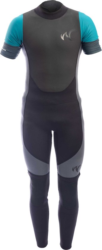 Watrflag wetsuit Brisbane Heren - korte mouwen van lycra - 3 mm neopreen L