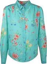 Verysimple • turquoise blouse • maat IT42 (S)