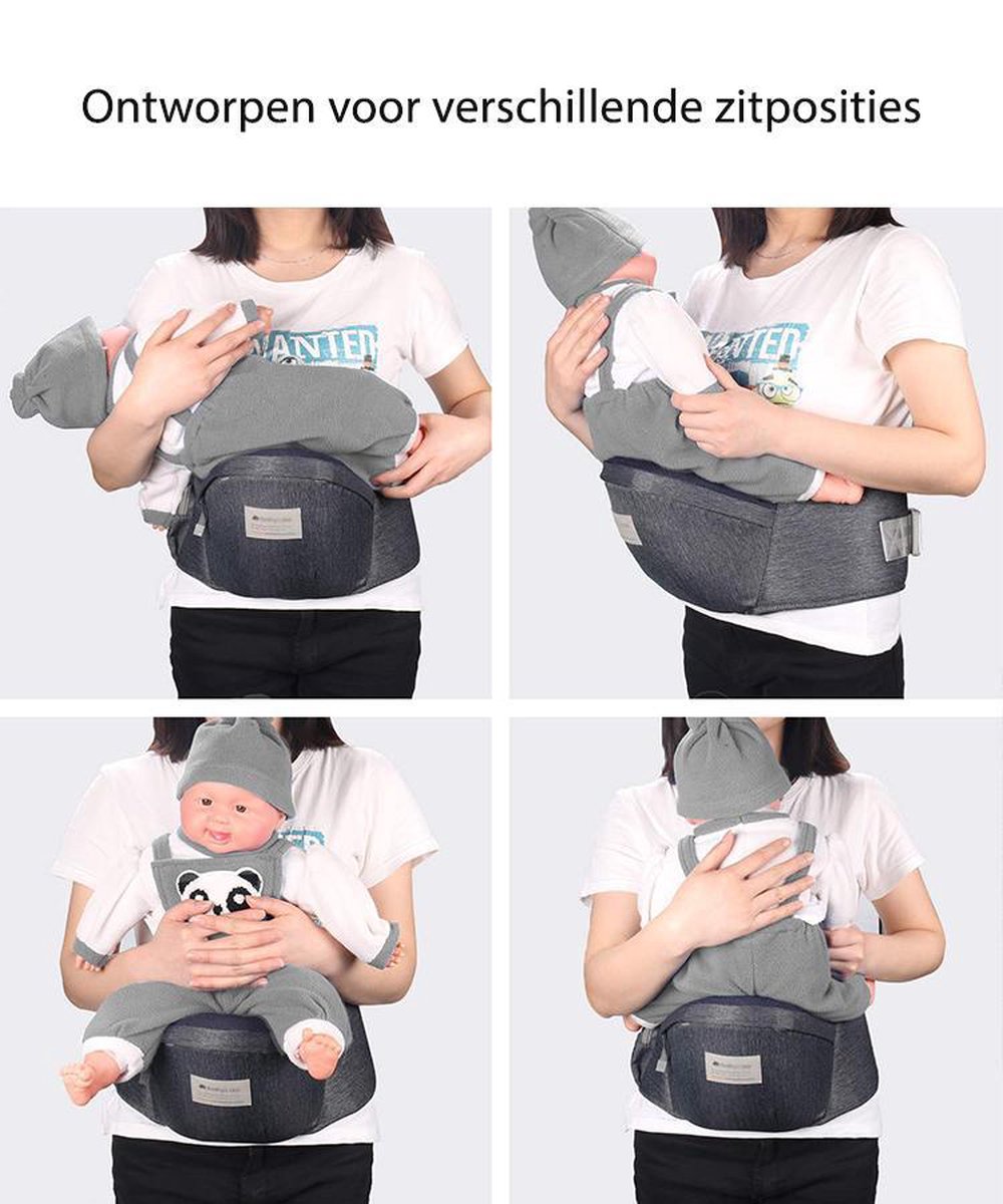 4-in-1 Babydrager Voor Pasgeborenen Vanaf De Geboorte Tot Peuter Ergonomische Heupvriendelijke Babydrager Met Ademende 3d Mesh Inzetstukken Babydraagriem Met 2 In 1 Slabbetje