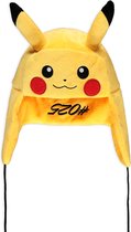 Pokémon - Pikachu - Novelty Trapper Hat Beanie Muts - M - Geel