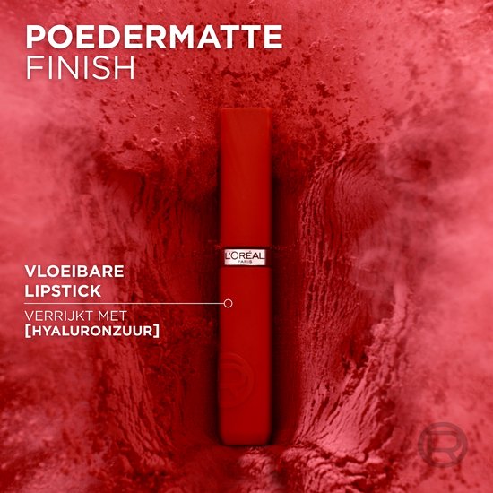 L'Oréal Paris Infaillible Matte Resistance lippenstift – Langhoudende Vloeibare Lipstick met een matte finish Verrijkt met Hyaluronzuur - 150 Lazy Sunday - Vegan - 5ml - L’Oréal Paris