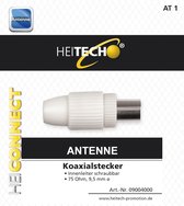 Heitech Coaxiale stekker (IEC) - Ø 9,5mm