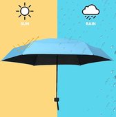 Opvouwbare paraplu, zonnecaplu, mini-zakparaplu, lichtgewicht en compact, winddicht, paraplu, ideaal voor verschillende buitenactiviteiten