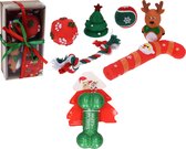 speelgoed Chiens - ensemble de 7x jouets - Cadeau de Noël pour animaux de compagnie
