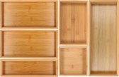 Organize set - Kinvara - 6-delig - bamboe - 40 x 60 cm - lade organizers/opruimen