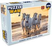 Puzzel Paarden - Water - Strand - Dieren - Legpuzzel - Puzzel 1000 stukjes volwassenen