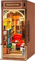 Robotime Rolife - Book Nook Librairie de Shakespeare - TGB07 - Maison miniature DIY - Artisanat - Kit de construction - Librairie