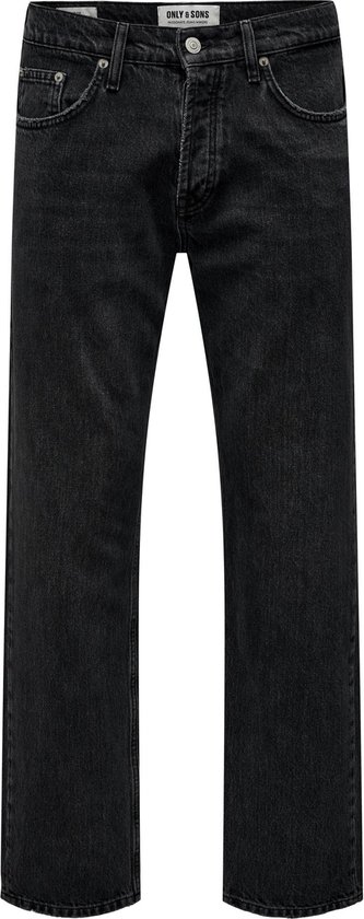 ONLY & SONS ONSEDGE STRAIGHT BLACK 6985 TAI DNM NOOS Heren Jeans - Maat W33 X L34